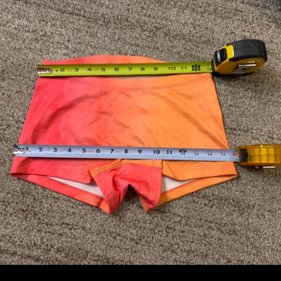 RAVE shorts-Fitness-Orange hot pants, bike shorts, short shorts, stretch , small - Picture 4 of 11